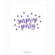 Purple Surprise Party Confetti Dot Invitations Image 2 of 6
